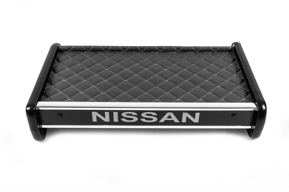Nissan Primastar 2002-2014 рр. Полиця на панель (2001-2010, Сіра з сірою ниткою) Image