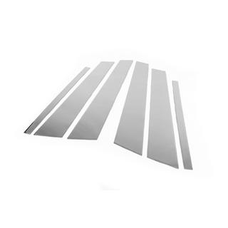 Накладки на дверні стійки (6 шт, нерж) фото 3