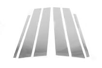 Volkswagen Golf 5 2003-2009 рр. Накладки на дверні стійки (6 шт, нерж) фото 2