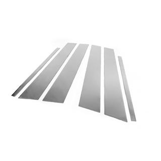 Накладки на дверні стійки (6 шт, нерж) фото 3