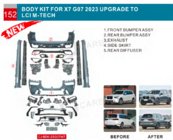 BMW X7 G07 2019- рр. Комплект обвісів M-Performance з Решіткою (2023+) фото 2