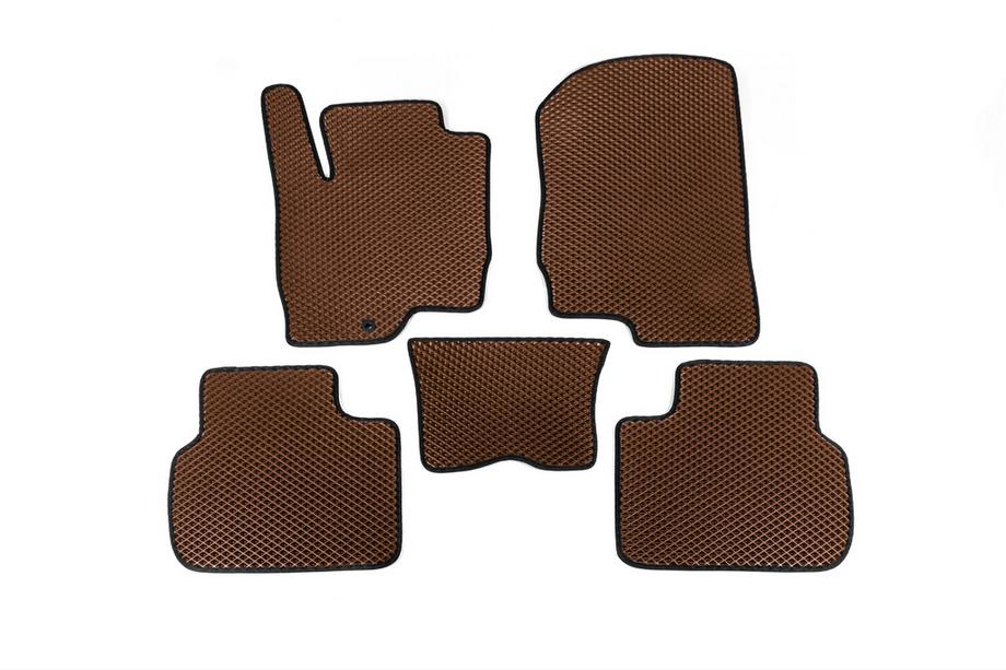 Mitsubishi Colt 2004-2012 рр. Килимки EVA (Коричневий) Фото 1
