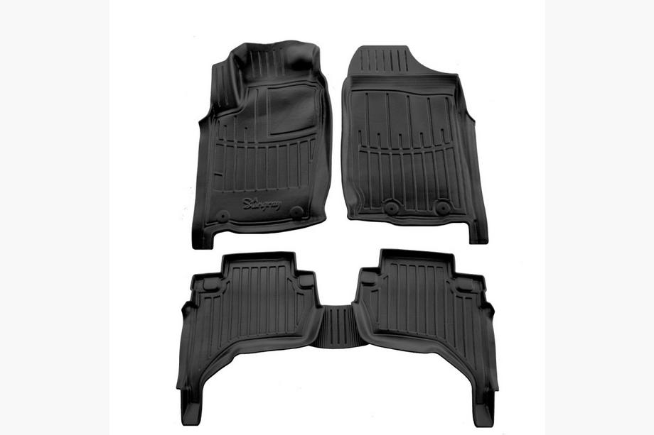 Mitsubishi L200 2006-2015 рр. Килимки Stingray 3D (arabic version, 5 шт) Image