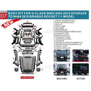 Комплект рестайлінгу на G900 Roket фото 2