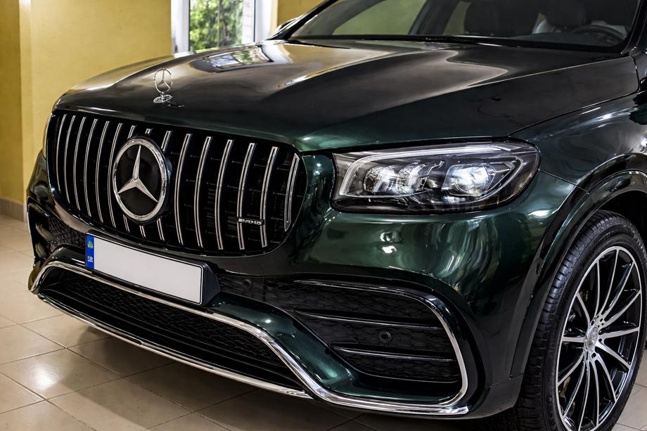 Mercedes GLS X167 2019- рр. Передня решітка 2023+ (GT Panamericana) Фото 1