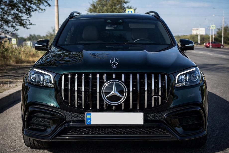 Mercedes GLS X167 2019- рр. Передня решітка 2023+ (GT Panamericana) Фото 2