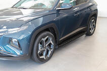 Бокові пороги Shining Black (2 шт., Алюміній) фото 5