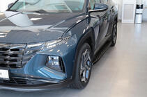 Бокові пороги Shining Black (2 шт., Алюміній) фото 6