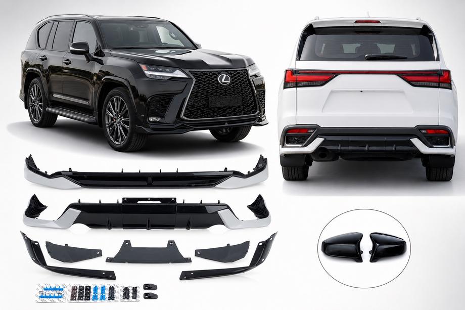 Lexus LX 500d/600 2022- рр. Комплект накладок для F-Sport