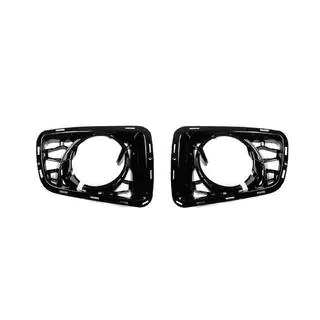 Решітки противотуманок Autobiography 2010-2013 (2 шт, чорні) Range Rover III L322 2002-2012 рр. фото 1