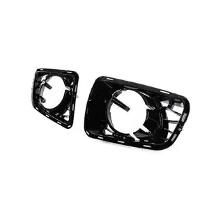 Решітки противотуманок Autobiography 2010-2013 (2 шт, чорні) Range Rover III L322 2002-2012 рр. фото 2
