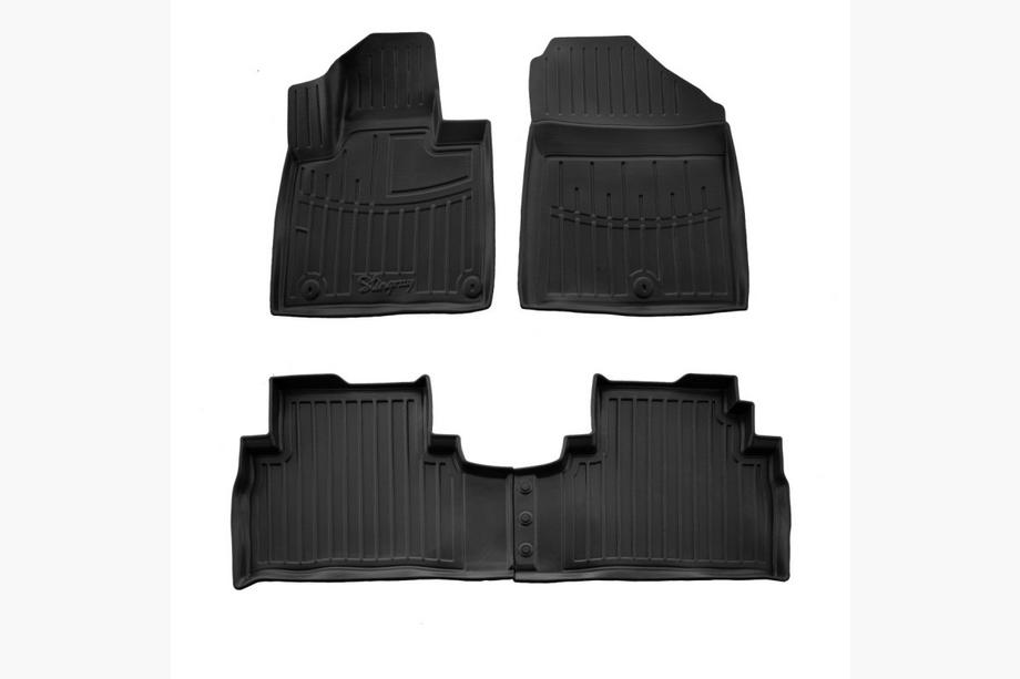 Kia Sorento III UM 2014-2020 рр. Килимки Stingray 3D (4 шт) Фото 1