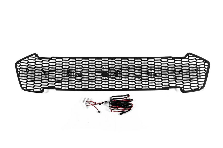 Ford Ranger 2011-2022 рр. Передня решітка (2015-2018, чорний, LED) Фото 4