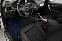 BMW 1 серія F20/F21 2011-2019 рр. Килимки EVA (Синій) фото 1