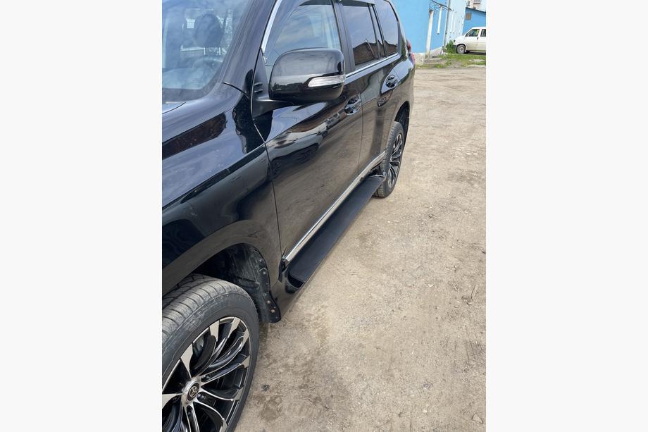 Lexus GX460 2009-2023 рр. Бокові пороги (2 шт., алюміній) Фото 9