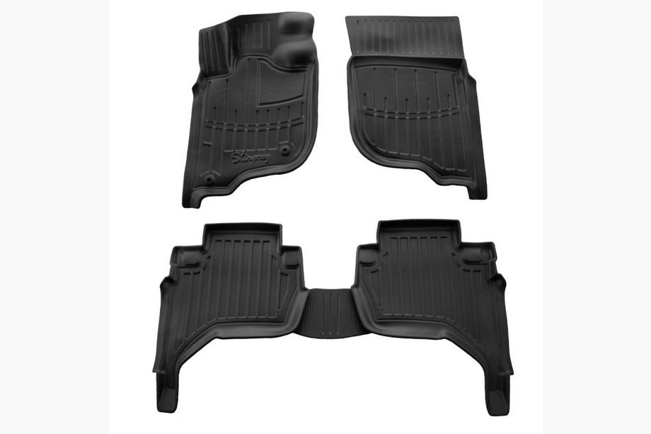 Mitsubishi L200 2006-2015 рр. Килимки Stingray 3D (EU, KAOT, 5 шт) Фото 1