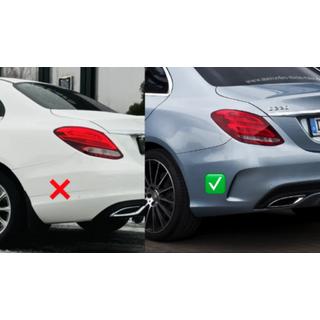 Задній дифузор з насадками (дизайн C63 2014-2018) фото 4