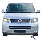 Volkswagen T5 Multivan 2003-2010 рр. Передня Lip накладка ESA (чорна) фото 1
