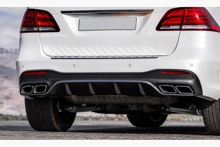 Mercedes GLE/ML class W166 2011-2018 рр. Задній дифузор для GLE (дизайн GLE63) Фото 1