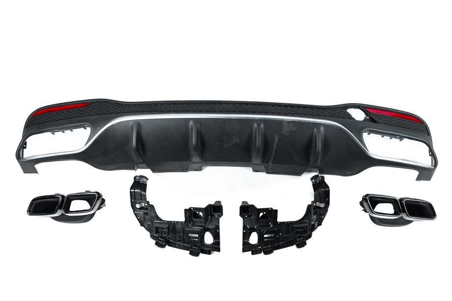 Mercedes GLE/ML class W166 2011-2018 рр. Задній дифузор для GLE (дизайн GLE63) Фото 8