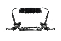 Mercedes E-сlass W213 2016-2023 рр. Задній дифузор з насадками Black (для AMG/AMG-Line, Дизайн E63 2016-2020) фото 6