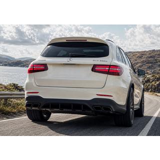 Задній дифузор з насадками Black (Дизайн AMG63) фото 2