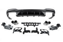 Mercedes GLC X253 2015-2022 рр. Задній дифузор з насадками (Дизайн AMG43) фото 2