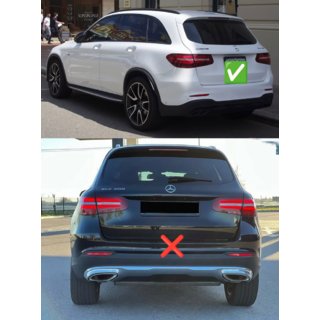 Задній дифузор з насадками (Дизайн AMG43) фото 4
