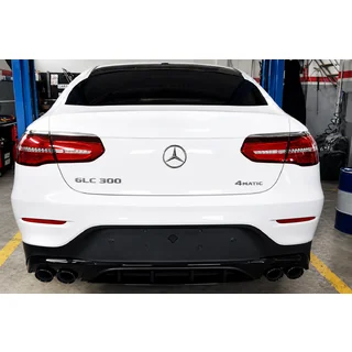 Задній дифузор з насадками (Дизайн AMG43 ) фото 3