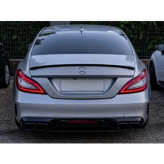 Задній дифузор з насадками Black (2015-2018, Дизайн GT63) фото 4