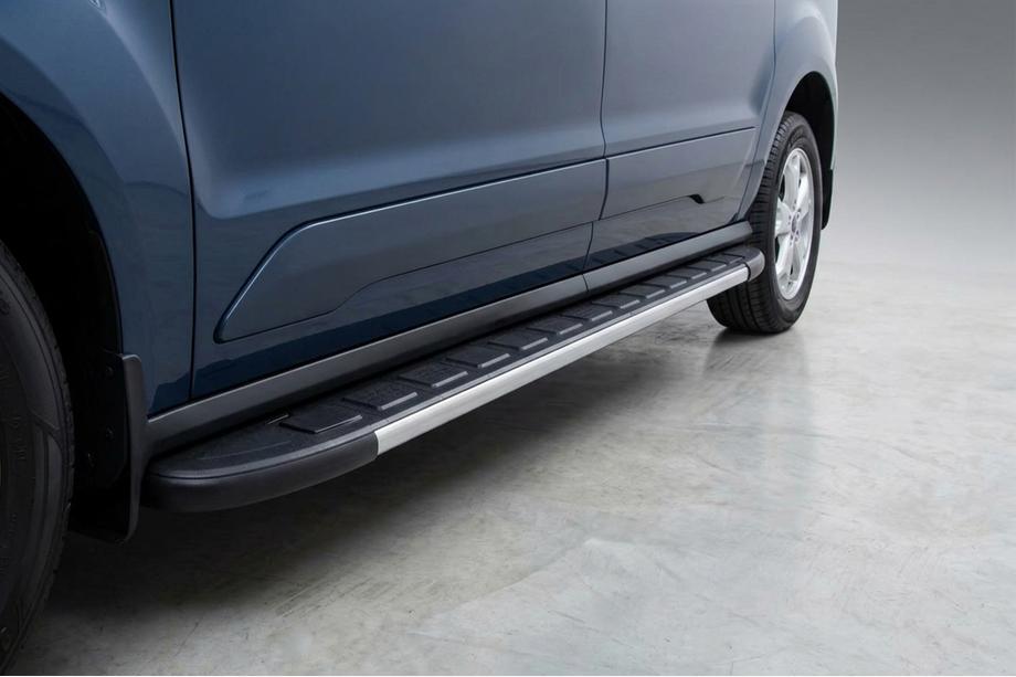 Ford Connect 2021- рр. Бокові пороги Duru (2 шт., Алюміній) Image