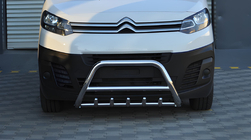 Opel Zafira Life 2019- рр. Кенгурятник WT003 (нерж) фото 4