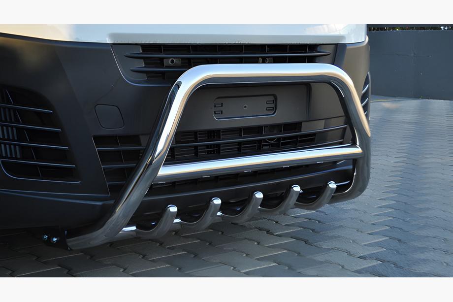 Opel Zafira Life 2019- рр. Кенгурятник WT003 (нерж) Image