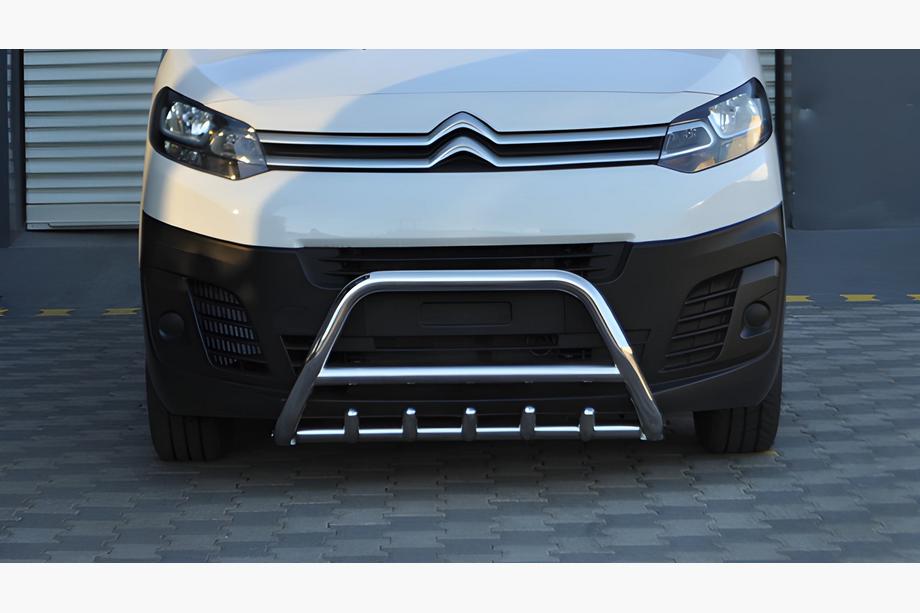 Opel Zafira Life 2019- рр. Кенгурятник WT003 (нерж) Фото 4