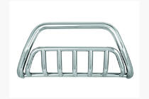 Kia Carnival 2002-2013 рр. Передня дуга WT002 (2006-2013, нерж.) фото 3