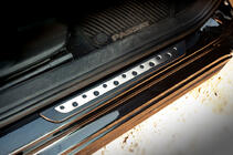 Volkswagen Passat B7 2012-2015 рр. Накладки на пороги (Dotline, 4 шт., нерж) фото 1