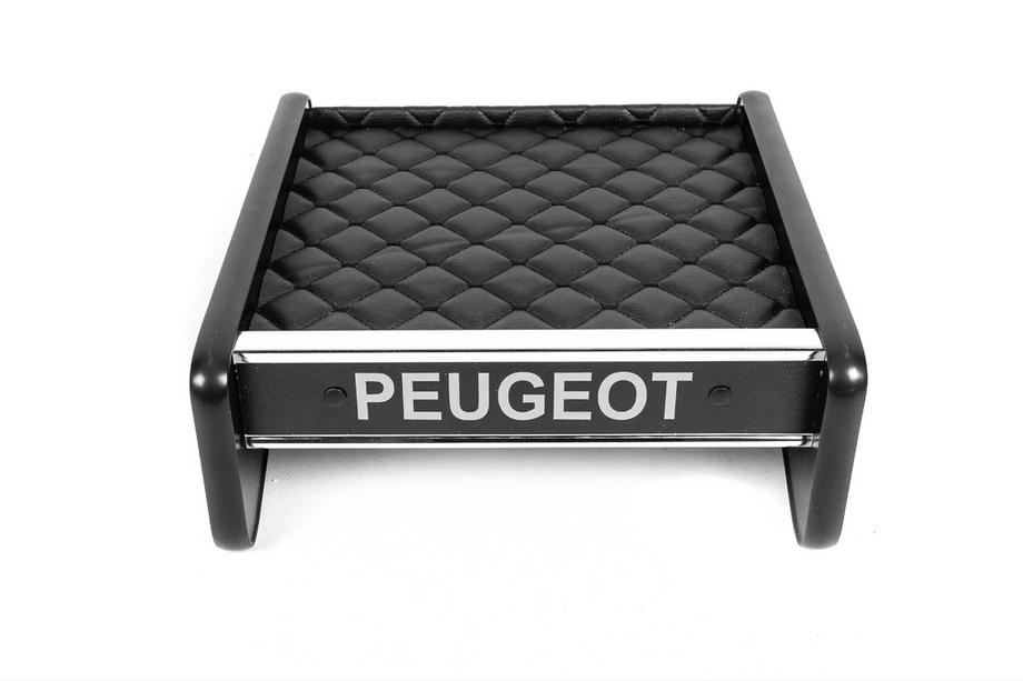 Peugeot Boxer 1994-2006 рр. Полиця на панель 2000-2006 (Чорна з чорною ниткою) Image