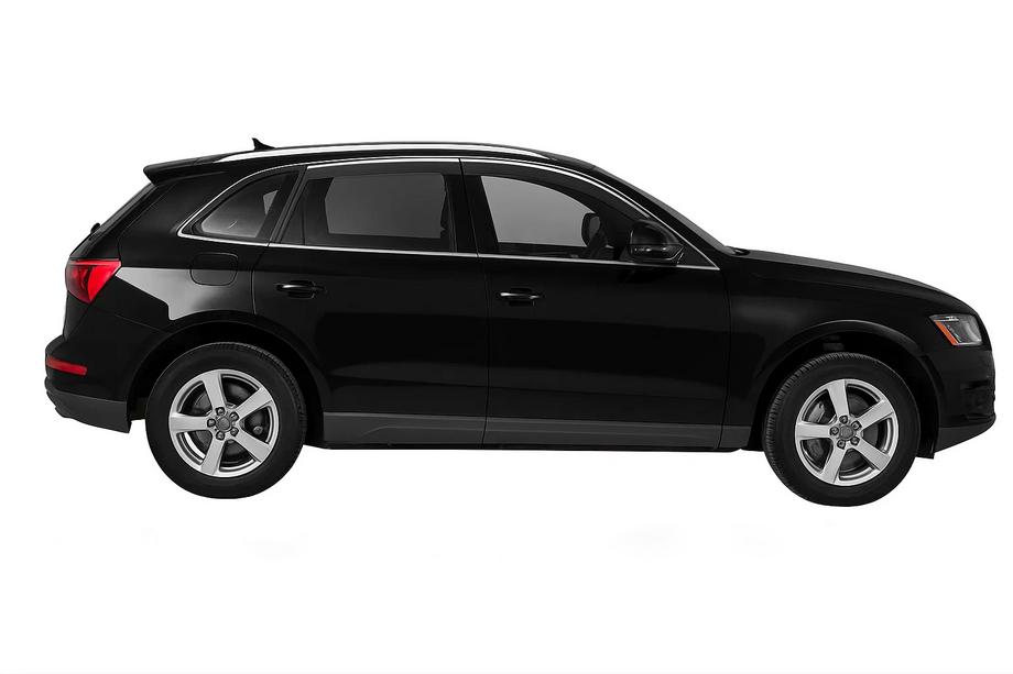 Audi Q5 2008-2017 рр. Вітровики з хромованим молдингом Niken Luxury (4 шт) Фото 3