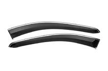 Volkswagen Caddy 2020- рр. Вітровики з хромованим молдингом Niken Luxury (2 шт) фото 2