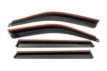 BMW X5 F15 2013-2018 рр. Вітровики з хромованим молдингом Niken Luxury (4 шт) фото 3