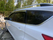 Ford Kuga/Escape 2013-2019 рр. Вітровики з хромованим молдингом Niken Luxury (4 шт) фото 3