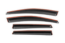 Ford Kuga/Escape 2013-2019 рр. Вітровики з хромованим молдингом Niken Luxury (4 шт) фото 7