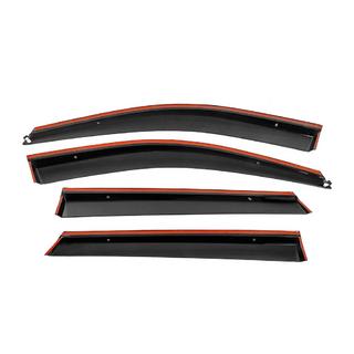 Вітровики з хромованим молдингом Niken Luxury (4 шт) фото 3