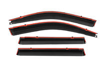 Lexus GX470 2002-2009 рр. Вітровики з хромованим молдингом Niken Luxury (4 шт) фото 3