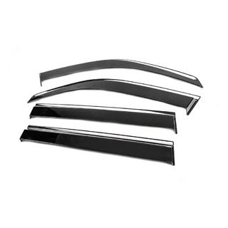 Вітровики з хромованим молдингом Niken Luxury (4 шт) фото 2