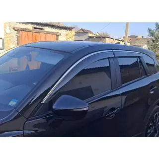 Вітровики з хромованим молдингом Niken Luxury (4 шт)