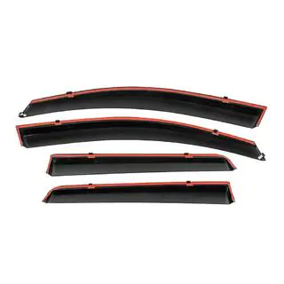 Вітровики з хромованим молдингом Niken Luxury (4 шт) Nissan Qashqai 2010-2014 рр. фото 3