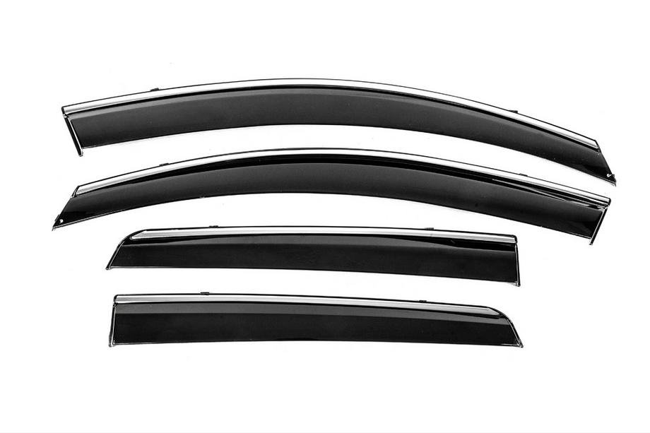 Вітровики з хромованим молдингом Niken Luxury (4 шт) Image