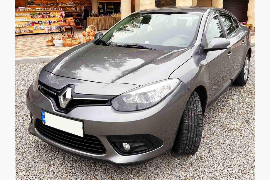 Renault Fluence 2009-2016 рр. Вітровики з хромованим молдингом Niken Luxury (4 шт) Фото 6