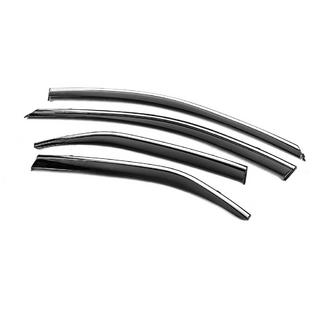 Вітровики з хромованим молдингом Niken Luxury (2011-2018 EU / 2011-2014 USA, 4 шт) фото 2